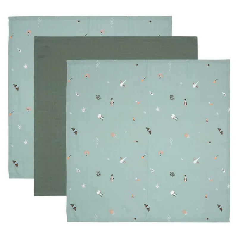 Bebe-Jou Mušelínová plenka 70x70 cm set 3ks