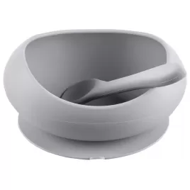 Zopa Silikonová miska se zvýšenými okraji a přísavkou