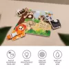 Zopa Dřevěné montessori puzzle, Wood