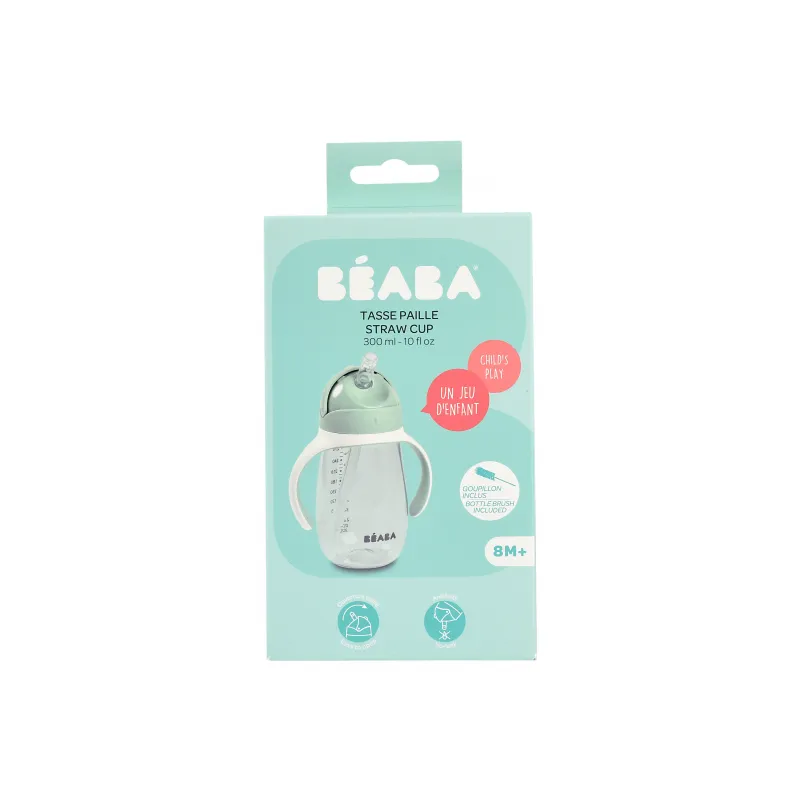 Beaba Hrnek s brčkem 300ml