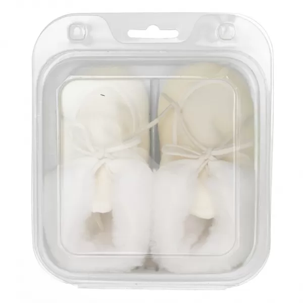 New Baby Kojenecké zimní capáčky béžové 3-6 m