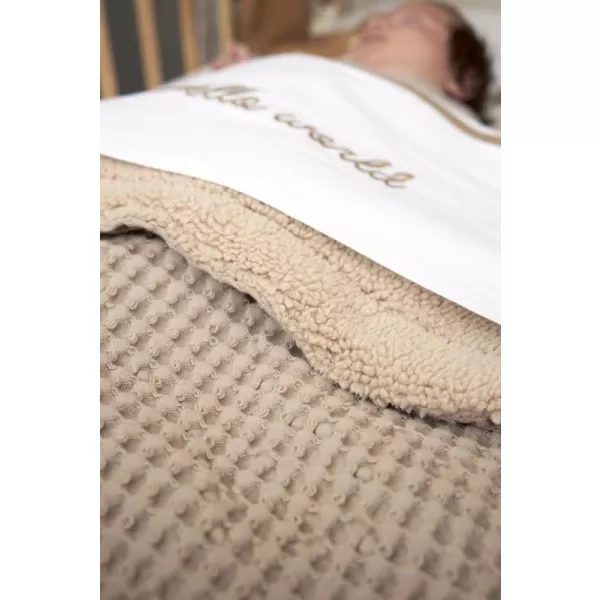 Meyco Deka do postýlky Waffle Teddy fleece