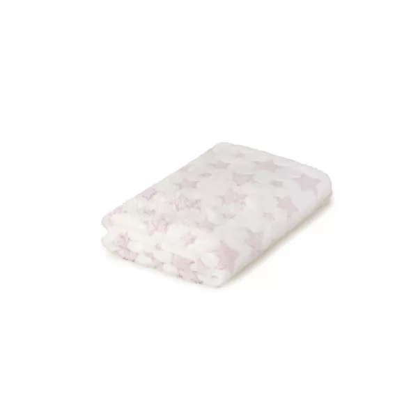 INTERBABY Deka hvězda s medvídkem v domečku 80x110 cm