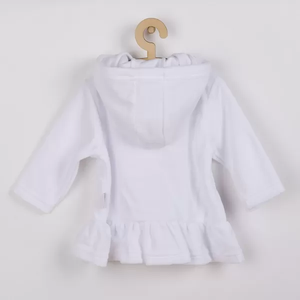 New Baby Semišková mikinka s kapucí Baby