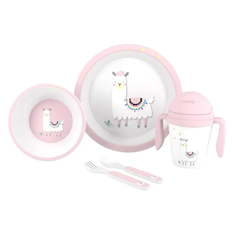INTERBABY Jídelní set LAMA +6M