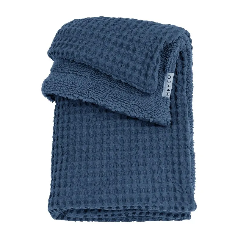 Meyco Deka do postýlky Waffle Teddy fleece