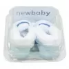 New Baby Kojenecké zimní capáčky modré 3-6 m