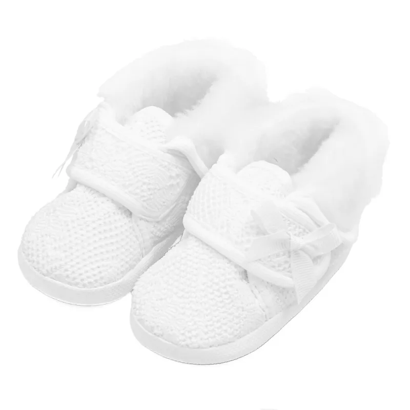 New Baby Kojenecké zimní capáčky ke křtu 0-3 m holka