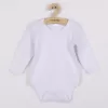 New Baby Body dlouhý rukáv II - bílé