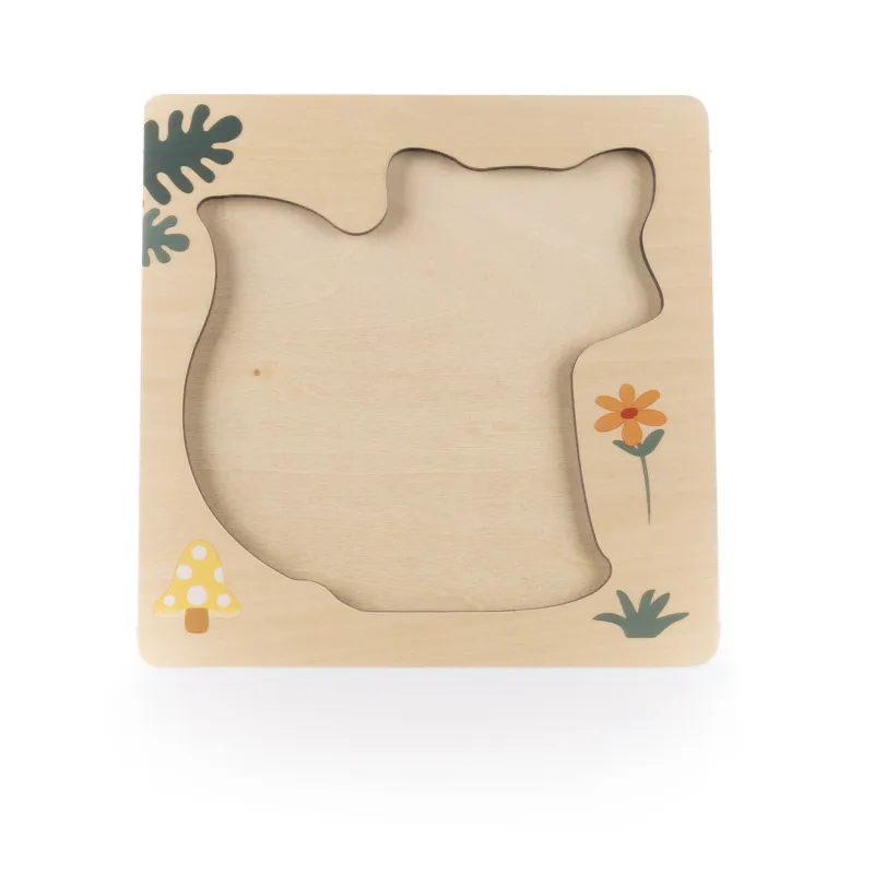 Zopa Dřevěné puzzle malé, Fox