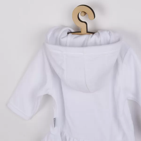 New Baby Semišková mikinka s kapucí Baby