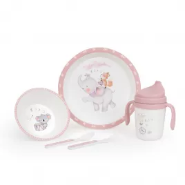 INTERBABY Jídelní set ZVÍŘÁTKA +6M