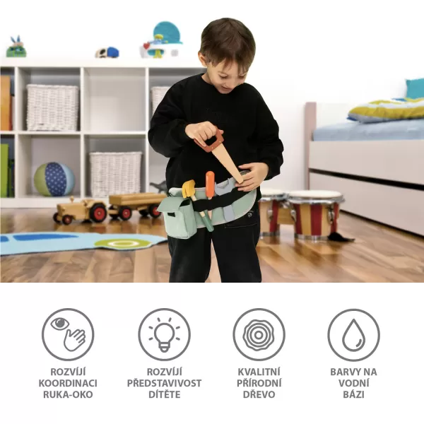 Zopa Dřevěné nářadí s pásem, Wood