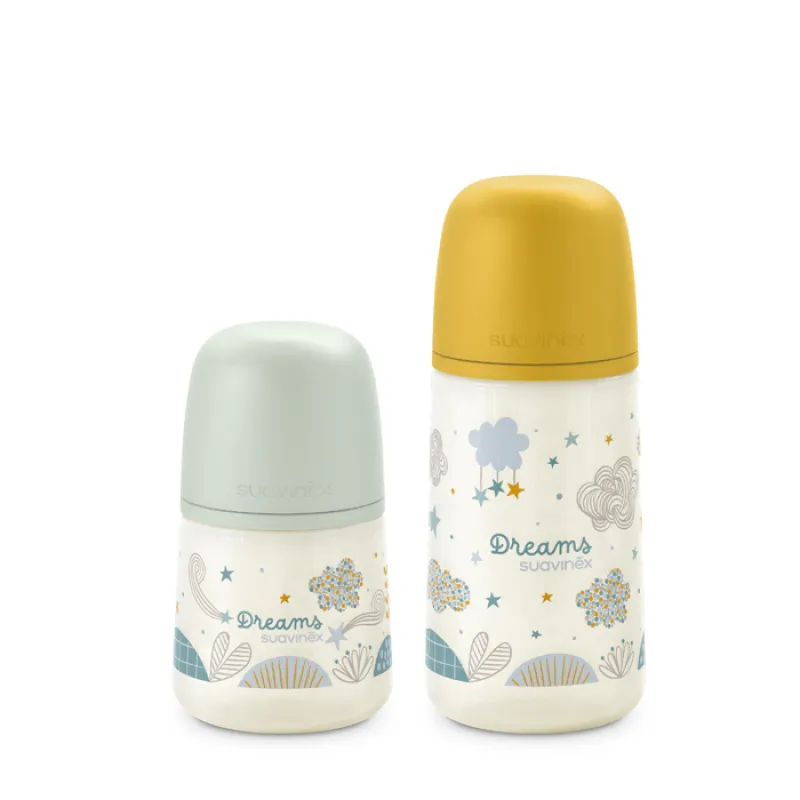 SUAVINEX Kojenecká láhev anatomická M silikon 270 ml