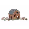 Little Dutch Domek s vkládacími tvary dřevěný Farma