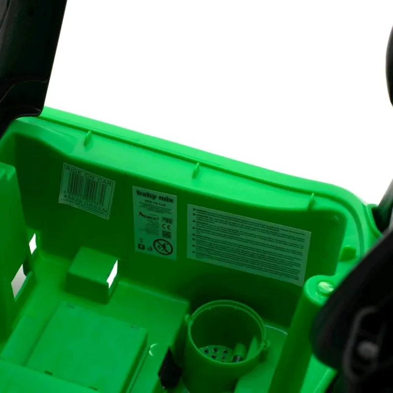 Baby Mix Dětské odrážedlo se zvukem a vodící tyčí RACER bílé