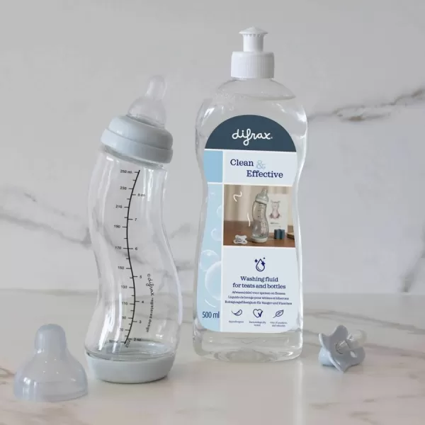 Difrax Mycí gel na dudlíky a lahvičky, 500ml