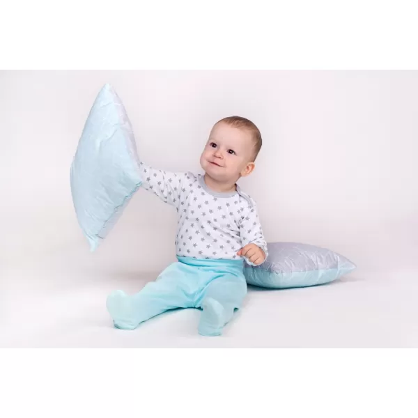 New Baby Kojenecká košilka Classic II šedá s hvězdičkami