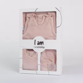 New Baby 4-dílná kojenecká soupravička do porodnice I AM