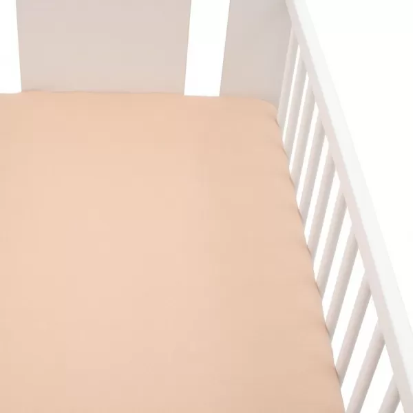 New Baby Jersey prostěradlo do postýlky 120x60 béžové