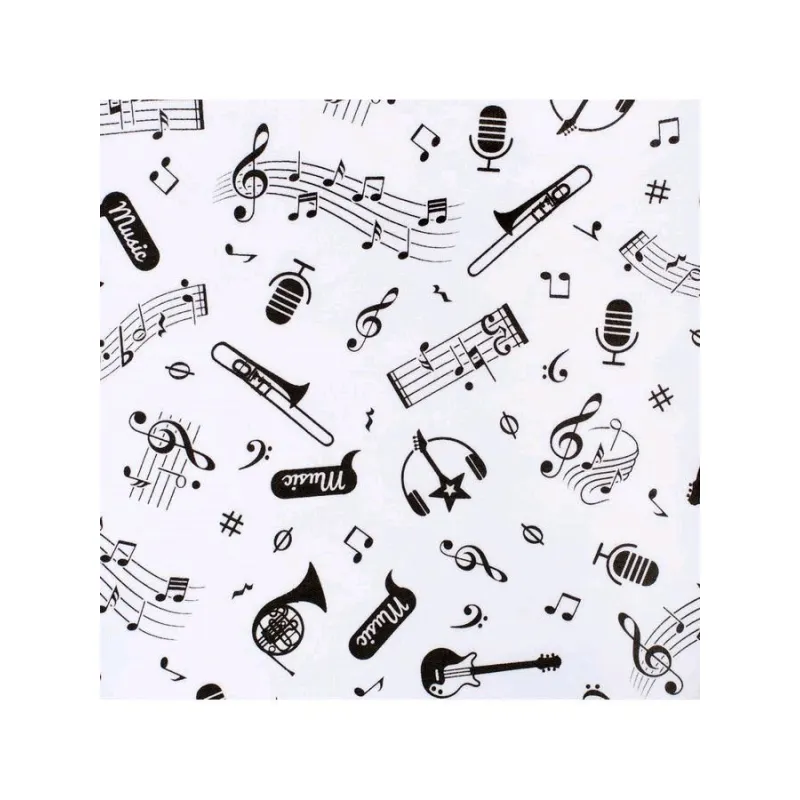 New Baby Kojenecká bavlněná čepička Music