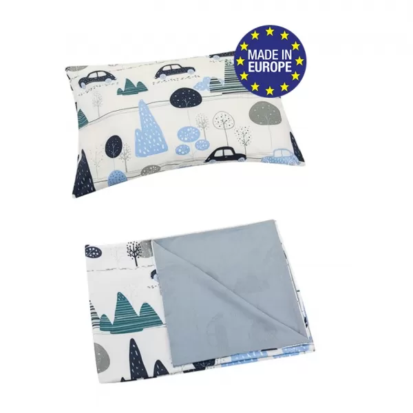 Bomimi POVLEČENÍ 120x90 (peřinka + polštářek) AUTÍČKA