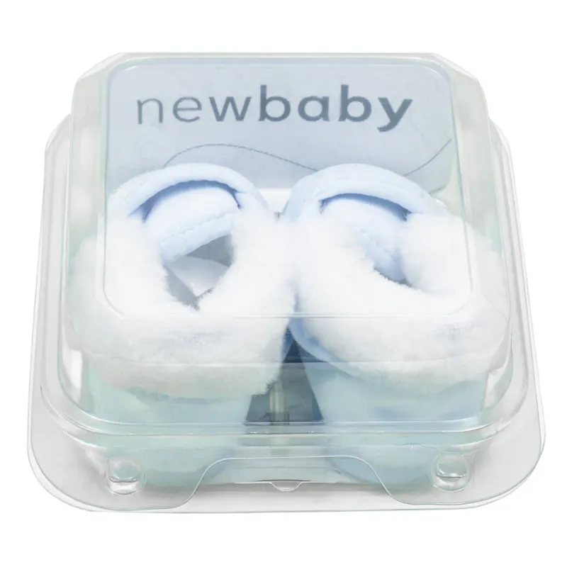 New Baby Kojenecké zimní capáčky modré 0-3 m
