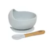 INTERBABY MISKA silikonová + LŽIČKA silikonová +4 m