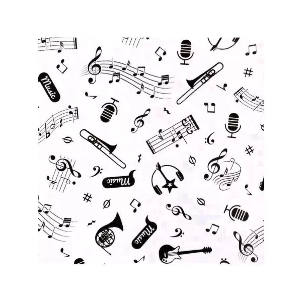 New Baby Kojenecké bavlněné polodupačky Music