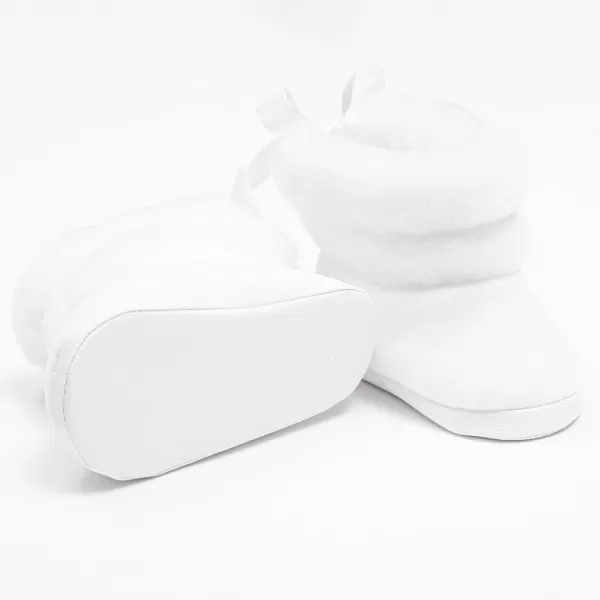 New Baby Kojenecké zimní kozačky bílé 0-3 m