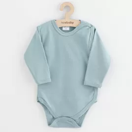 New Baby Kojenecké celorozepínací body Classic II tmavě mátové