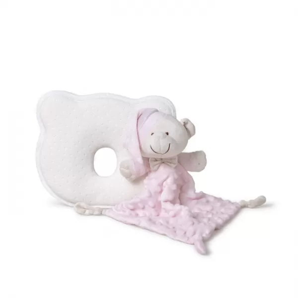 INTERBABY SET MÉĎA - ergonomický polštářek + přítulka