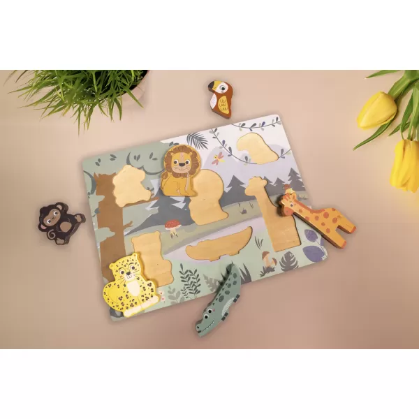 Zopa Dřevěné puzzle jungle, Wood