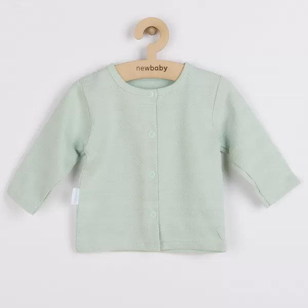 New Baby 4-dílná kojenecká soupravička do porodnice I AM mátová