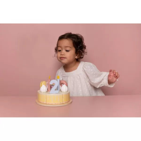 Little Dutch Narozeninový dort 26 dílů dřevěný