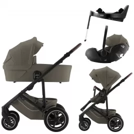 Britax Set kočárek Smile 5Z + hluboká korba + autosedačka Baby-Safe PRO + Vário Base 5Z