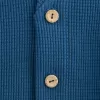 New Baby Kojenecký kabátek na knoflíky Luxury clothing Oliver modrý