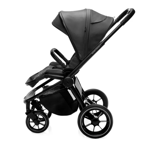 Zopa Set kočárek Move Cross 3 + hluboká korba  Move XL 3 + autosedačka XM boss grey+ báze