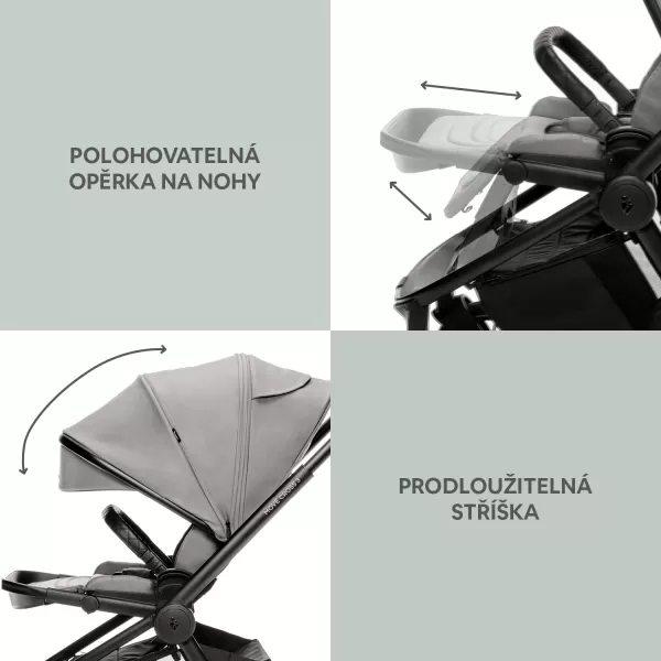 Zopa Set kočárek Move Cross 3 + hluboká korba Move XL 3 + autosedačka XM