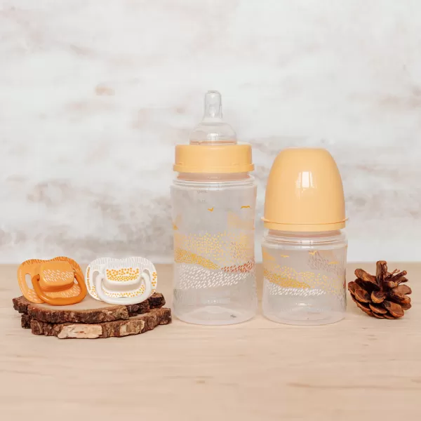 CANPOL BABIES Set symetrických silikonových dudlíků Mountains 6-18m 2ks