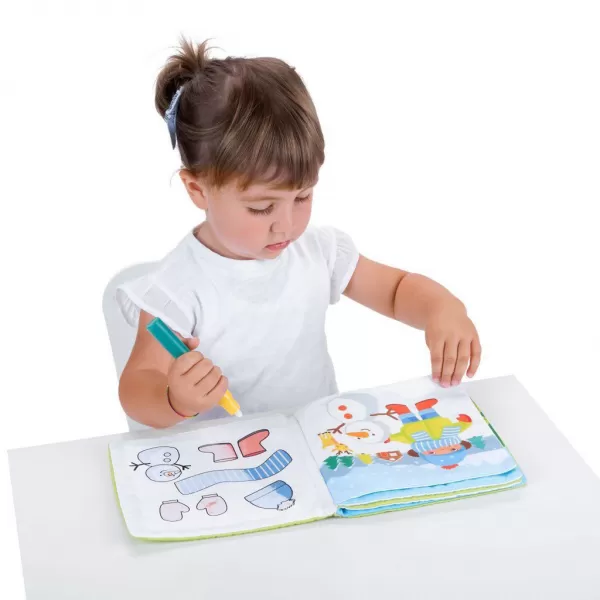 CHICCO Knížka na opakování malování pomocí vody Seasons 24m+