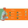 Quokka Nerezová termoláhev Solid Kids s poutkem 330 ml