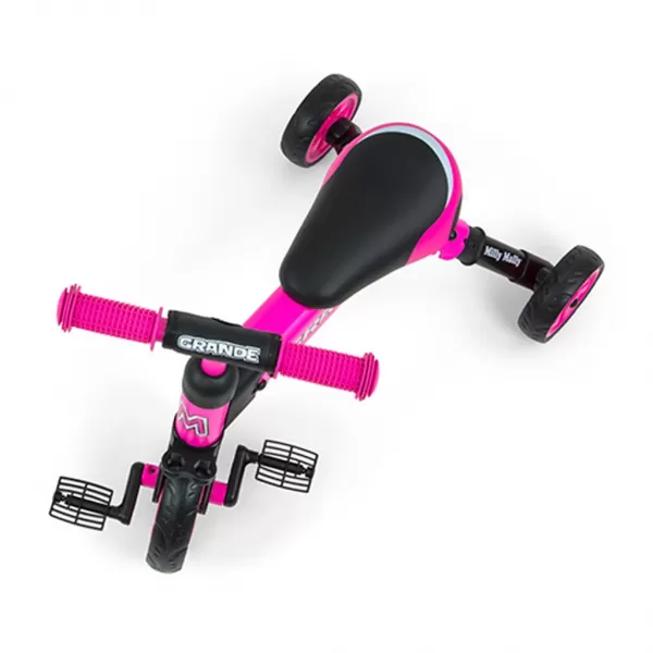 Milly Mally Dětská tříkolka 2v1 Grande blue