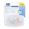 CHICCO Dudlík Physio Mini Soft celosilikonový 0-2m 2 ks