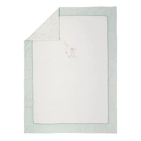 NATTOU Deka dětská s květinami 135x100 cm Mila, Zoe & Lana