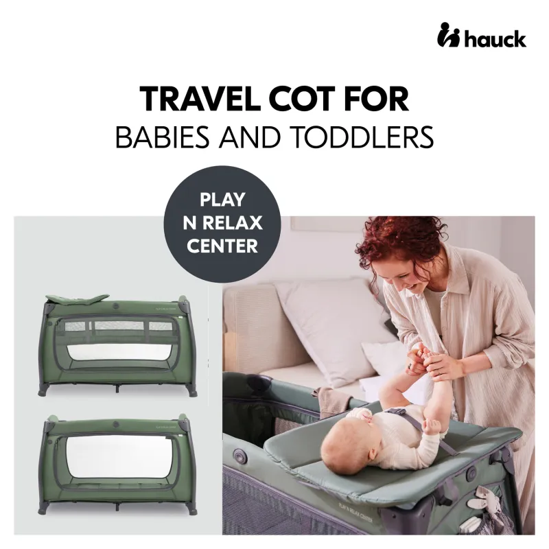 Hauck Cestovní postýlka s pultem Play N Relax Center
