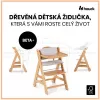 Hauck Beta+ B dřevěná židle