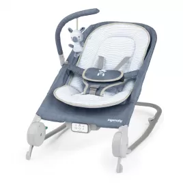 INGENUITY Lehátko masážní vibrující s melodií Happy Belly™ Rock-to-Bounce - 0m+ do 9kg