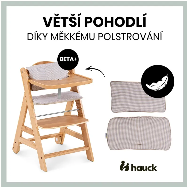 Hauck Beta+ B dřevěná židle