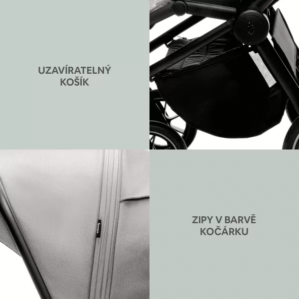 Zopa Set kočárek Move Cross 3 + hluboká korba  Move XL 3 + autosedačka XM boss grey+ báze